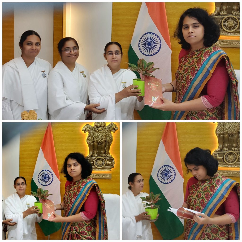 **Brahma Kumaris Welcomes East Godavari Collector Smt. Keerthi Chekuri, IAS**