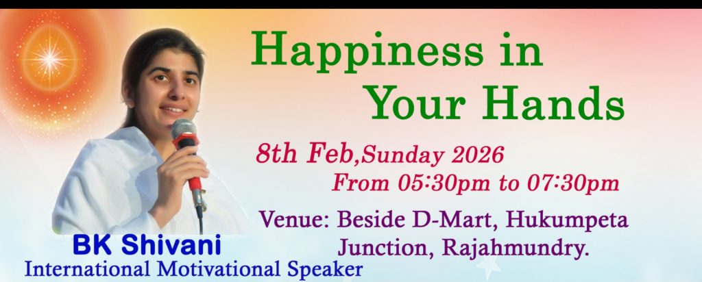 Happiness in you Hands - for registration scroll down...